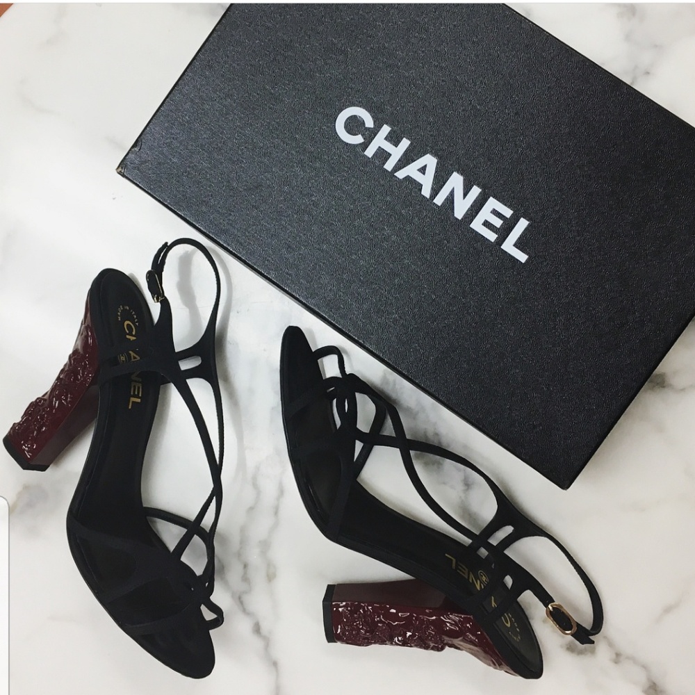 Elegant gently used Chanel Sandals
